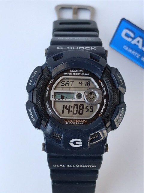 Casio G Shock Men S Water Resist 20bar Wrist Watch Blue Gulfman G