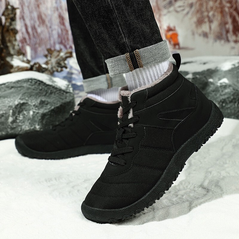 Hiking Boots Featuring Insulation and Slip Resistant Outsoles for Winter Hikes-image