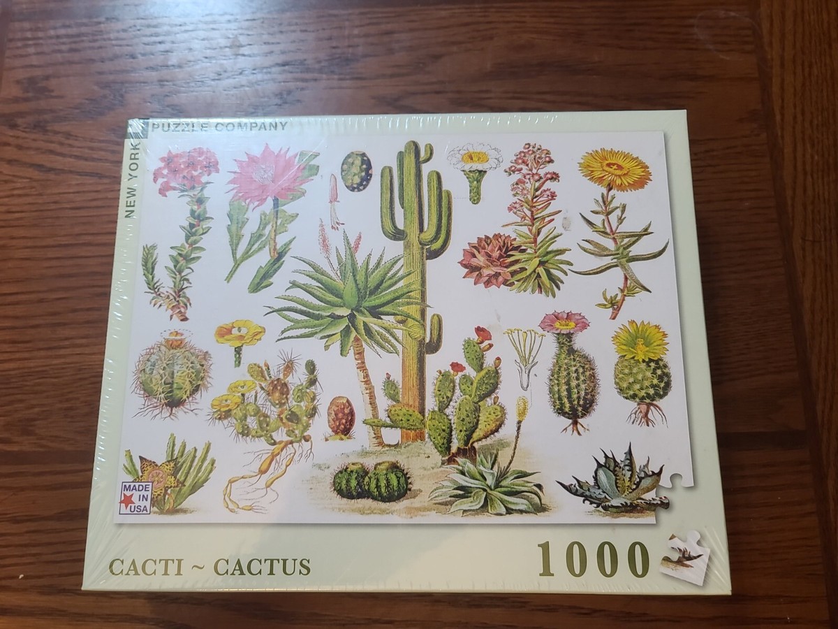 Puzzle 1000 Kaktusy, Collage new york puzzle company cacti - cactus | eBay