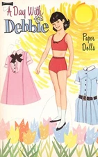 VNTG 1960s DAY W DEBBIE PAPER DOLL RARE LASER REPRODUCTON~Org SIZE UNCUT NO.1SLR
