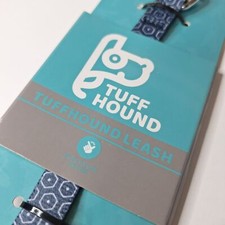 Tuff Hound Dog Leash Designer Reflective Strong Durable Comfort Control Blue