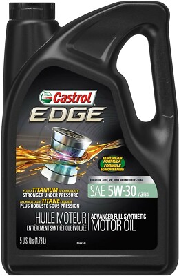x6 QUART KIT 5w30 CASTROL EDGE EURO FORMULA 5W-30 Engine Motor Oil For BMW /MINI