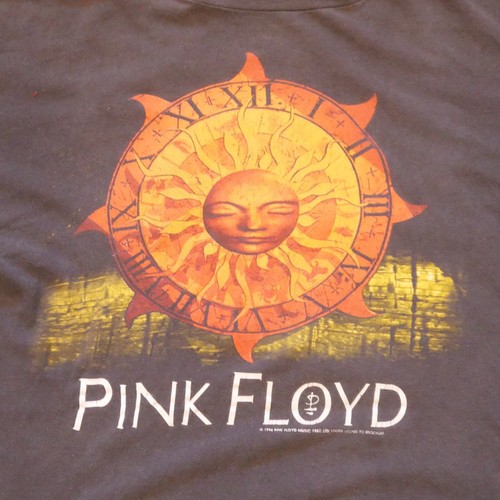 Vintage 90s Pink Floyd Sundial T Shirt XL 1994 Tour Original Single Stitch USA - Picture 2 of 16