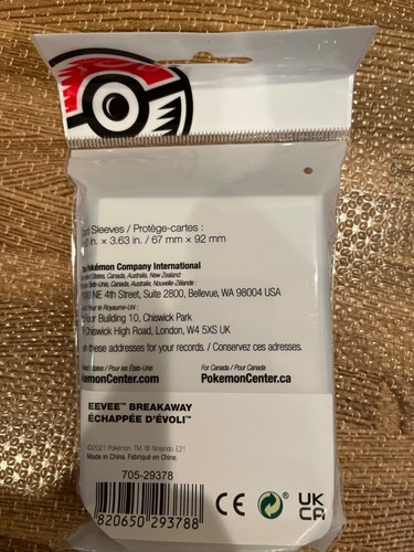 Pokemon Center TCG Exclusive Card Sleeves - Choose Your Set! - Picture 38 of 144