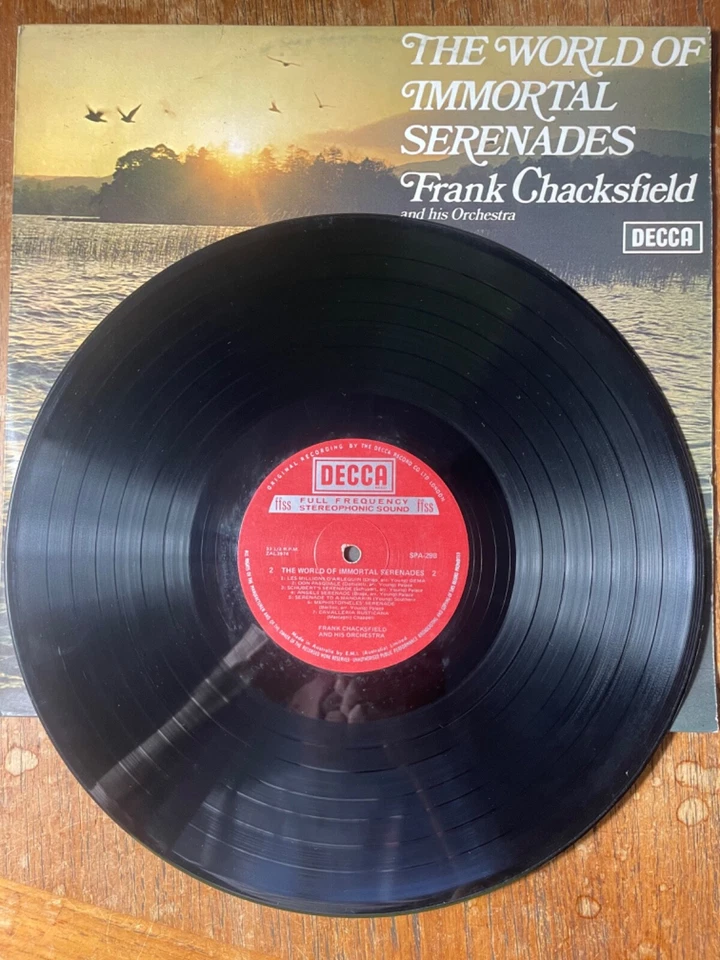 Frank Chacksfield & His Orchestra – The World Of Immortal Serenades (UK) LP 1973 - Image 4 of 4