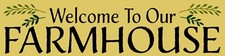 REUSABLE STENCIL 10251 KG 8"x30"- WELCOME TO OUR FARMHOUSE DIY SIGN STENCILS