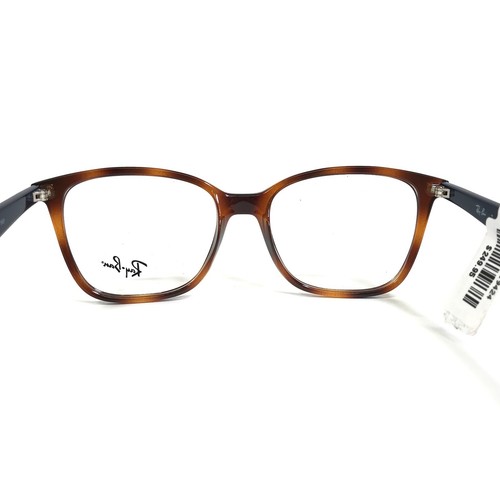 Ray-Ban Eyeglasses Frames RB7066 5585 Blue Brown Tortoise Square 52-17-140 - Picture 9 of 12