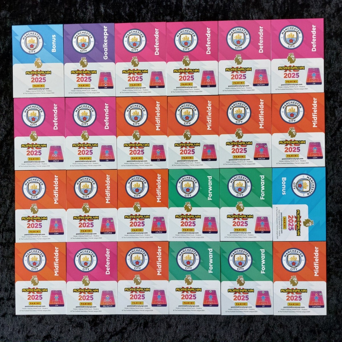 Cartes Panini Premier League 2024 2025 Manchester United Base Team