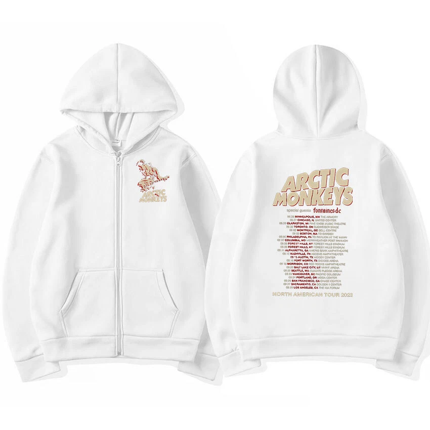 Arctic Monkeys Zipper Zip-Up Hoodie Men Women Fashion Pullover Sweatshirts