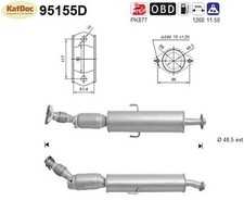✅ Katalysator für Toyota Avensis 2.2 D-4D, 130kW, Diesel, Euro 5