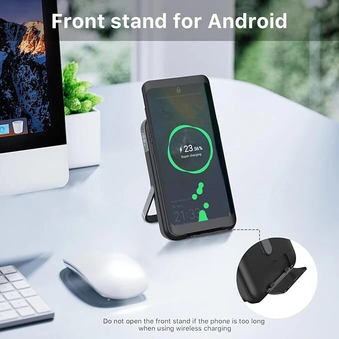 Banco de alimentación 22,5 W 10000 mAh portátil inalámbrico Magsafe cargador para iPhone Samsung Foto 2 de 4