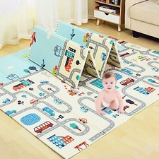 Tappeto Gioco Bambini, Neonato XPE Doppio Lato, non tossico,