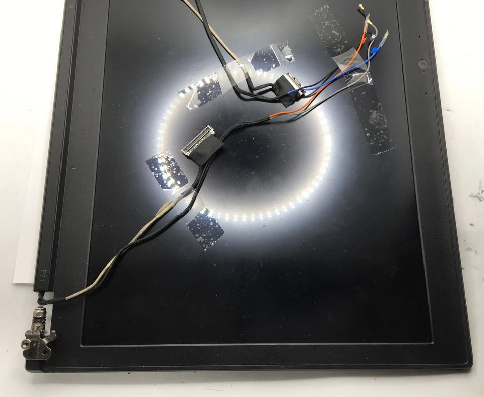 Lenovo Thinkpad P71 Pantalla LCD 17.3 Cámara web Tapa completa Conjunto de pantalla Foto 2 de 4