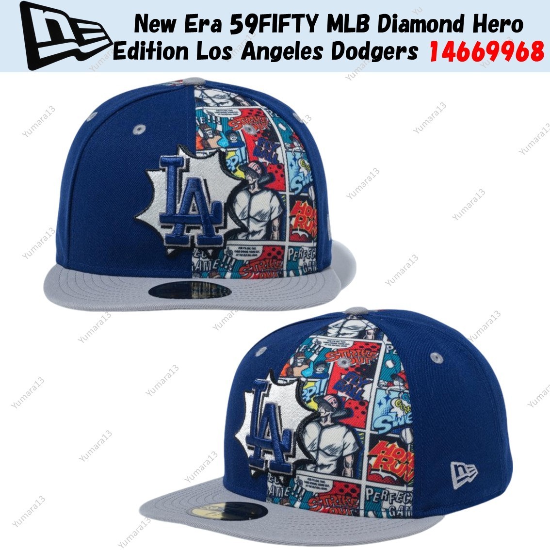 New Era 59FIFTY MLB Diamond Hero Edition Los Angeles Dodgers