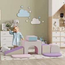 7-piece Soft Play, Foam Play Set, Educational Software, Activity Toys for Baby