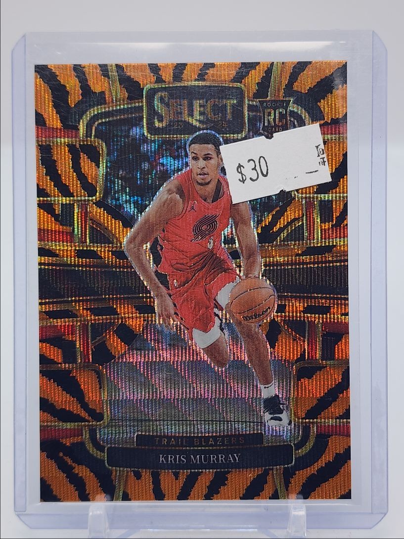 KRIS MURRAY 2023-24 SELECT CONCOURSE ROOKIE TIGER STRIPE PRIZM RC Q4260