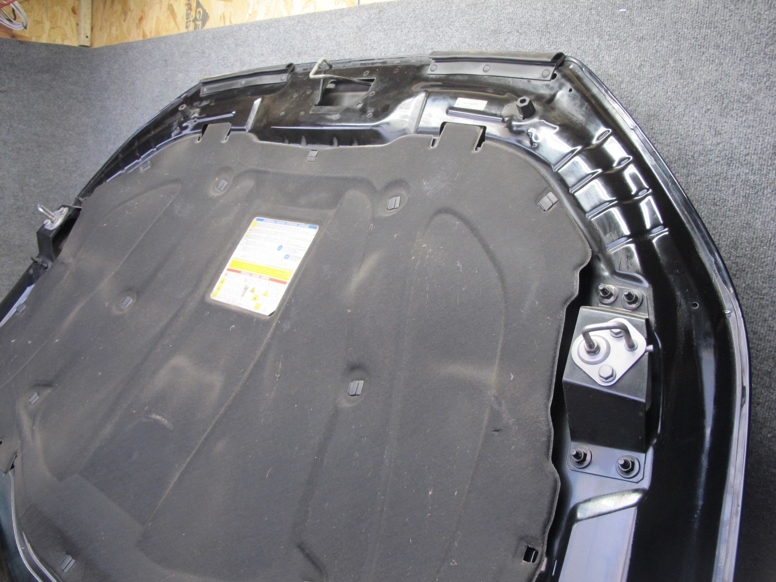 2014-2017 MASERATI GHIBLI M157 SQ4 FRONT HOOD BONNET SHELL COVER PANEL BLACK