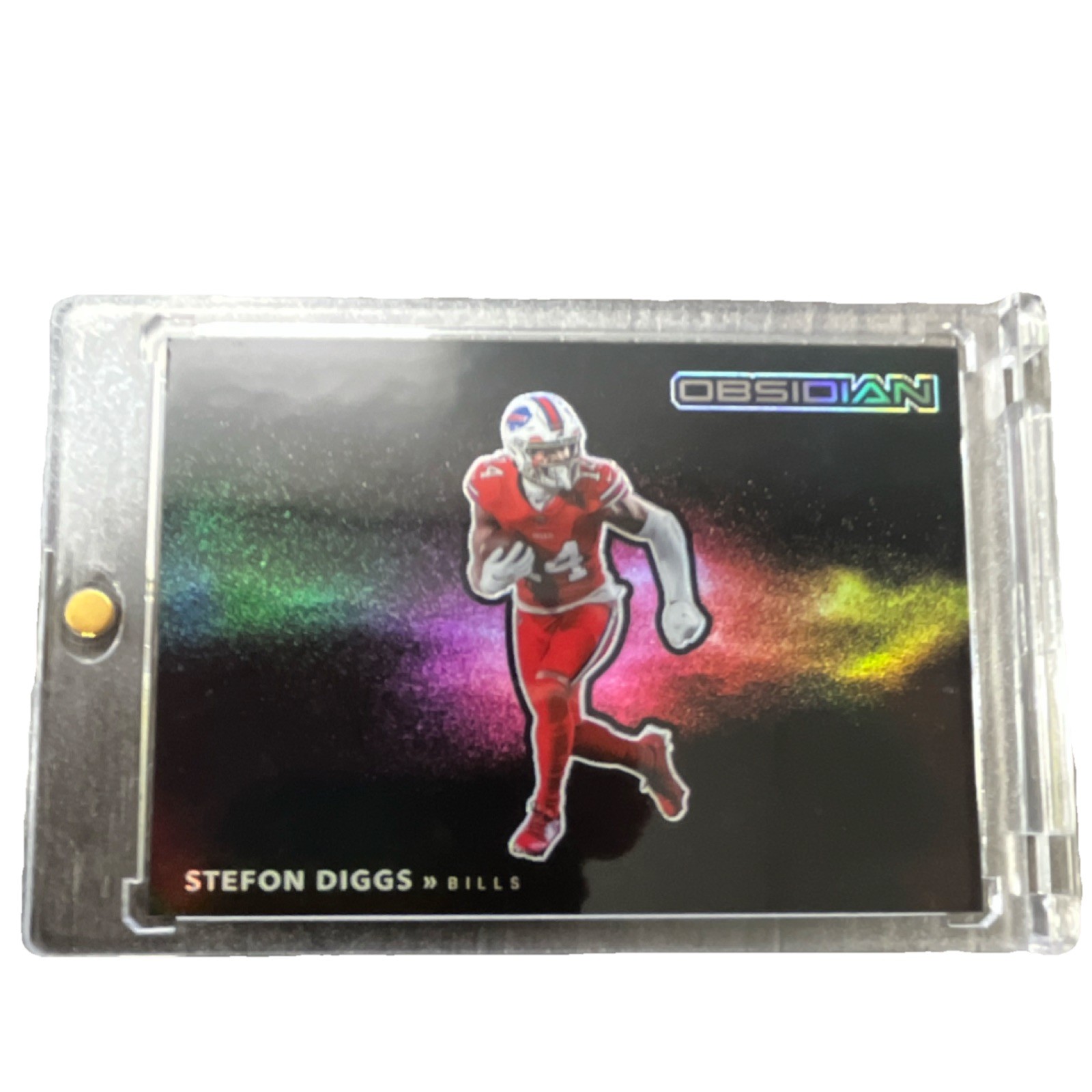 Panini 2021 Obsidian Color Blast Black Stefon Diggs Buffalo Bills #CB-13