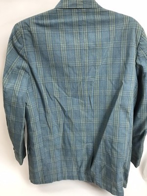 Vintage Sears Men's 40 R Plaid Rockabilly Sport Jacket Coat Blazer