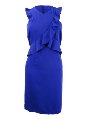 Trina Turk Women's Avebury Crisscross Ruffle Dress