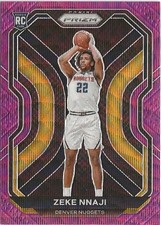 2020-21 Panini Prizm Zeke Nnaji Purple Prizm SP RC Denver Nuggets