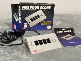 Nintendo NES Four Score Module, Original Box, and Manual