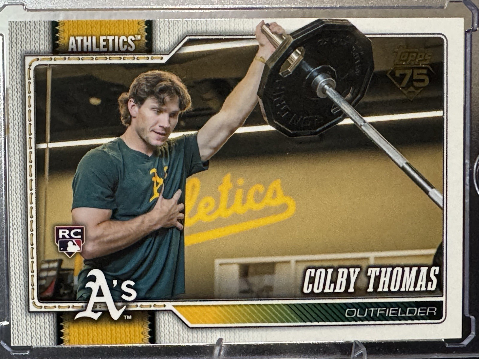 Topps 2026 Colby Thomas Rookie  Golden Mirror #213  Short print SSP