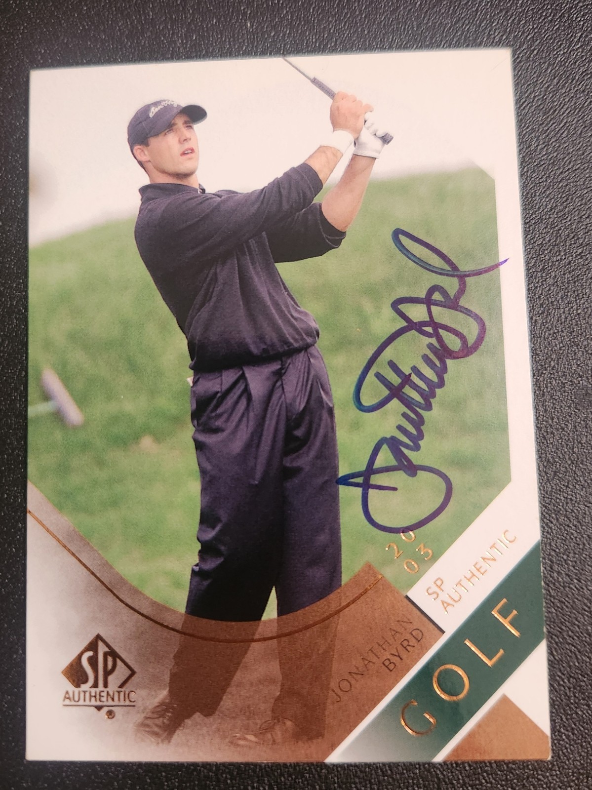 Jonathan Byrd Autograph Signed 2003 Upper Deck PGA Golf