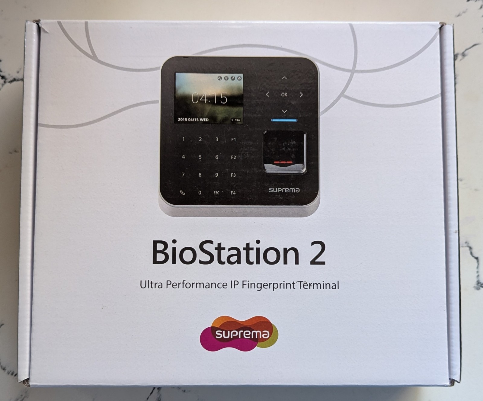 Suprema BS2-OIPW BioStation 2 iCLASS Card and Fingerprint Reader