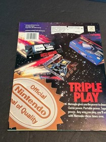 Nintendo Power Magazine 1991 Vol 30 Final Fantasy II Battletoads NES W/ Poster