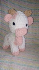 Crochet Strawberry Cow
