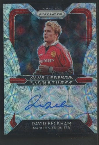2020-21 Panini Scope Prizm Premier League Soccer David Beckham AUTO
