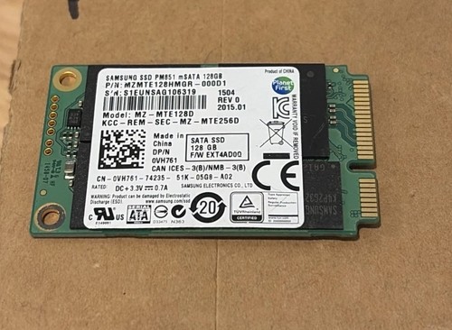 128GB MSATA SAMSUNG  MIXED SOLID STATE DRIVE   TESTED