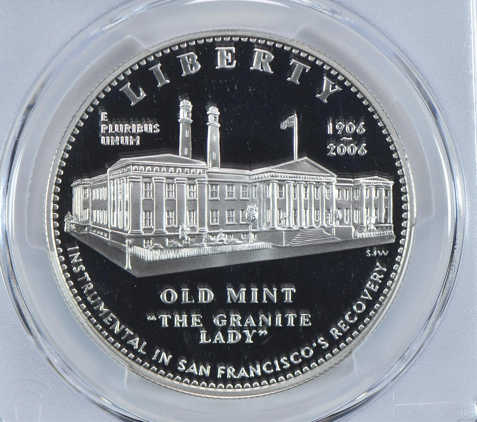 2006-S Old Mint Commemorative Dollar PR69 DCAM PCGS Blue Label *1666 - Image 3 of 4