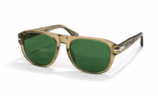 Persol Jean Sunglasses PO3310S Crystal Olive/Green 54-18-145mm With Case New
