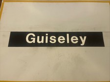 Guiseley   - Yorkshire Leeds Bus Destination 38x6” Blind Gift