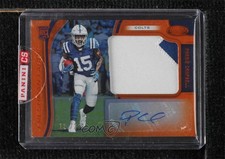 2019 Certified Freshman Fabric Signatures Mirror Orange Parris Campbell Auto 4f5