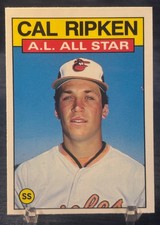 1986 TOPPS TIFFANY COLLECTORS SET #715 - CAL RIPKEN - ALL-STAR