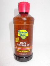 Banana Boat Thick Rich Dark Tanning Oil NO SPF Please read. NEW