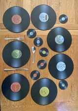 Replica LP Record Place Mats