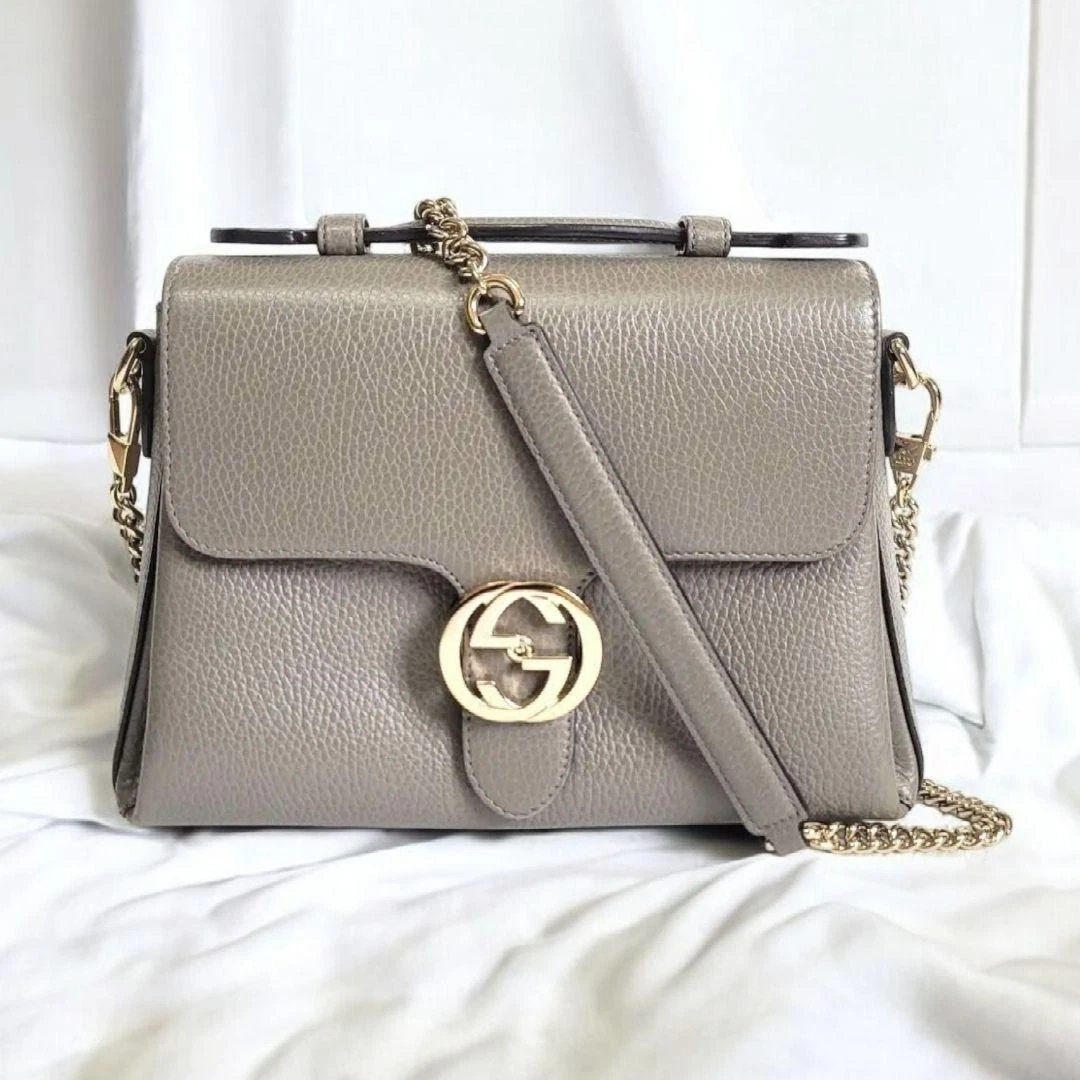 Gucci sac à bandoulière chaîne G imbriquée sac à main créateur sac à main mode luxe