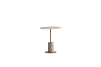 Kaffeetisch Beistelltisch Couchtisch Holz Sofatisch Rund Tisch Grau