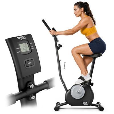 Heimtrainer Fahrrad Ergometer Fitnessbike Schwarz TX-250MB JOLT TREX SPORT