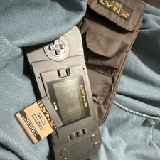 Atari Lynx II Handheld Game Console Tested and Working with 2 Game Cartridges