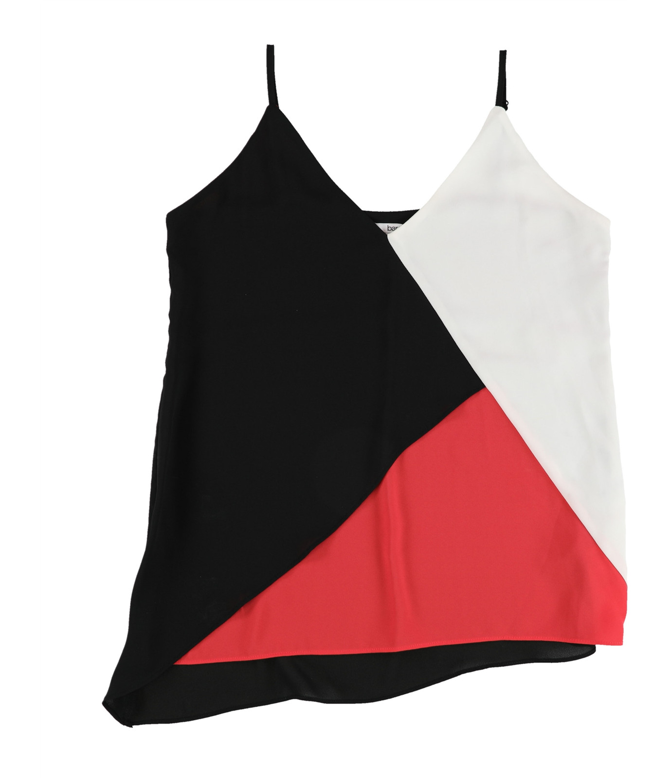 bar III Womens Colorblocked Cami Tank Top, Multicoloured, Small