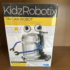 Kidz Robotix Tin Can Robot 4M STEM Toy Project NEW Factory Sealed Ages 8-Up