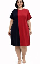 MISOOK Women’s Dress Red & Black Size PL