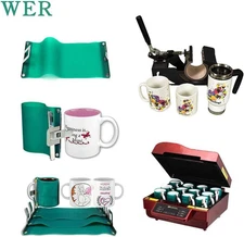Silicone Mug Wrap for Sublimation in Oven, 3D Press for Sublimation Tumblers ...