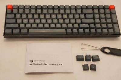 Keychron K4 Wireless Mechanical Keyboard Bluetooth Rechargeable USB Tested