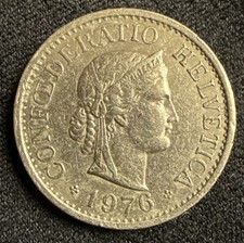 Switzerland, 1976 10 Rappen - KM#27